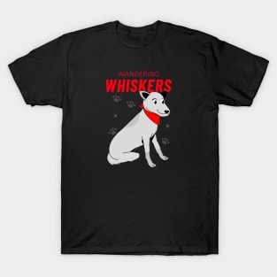 Wandering Whiskers Dog Hiking T-Shirt